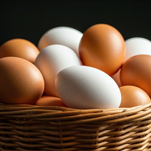Close up photography of fresh farm eggs